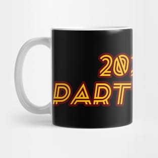 2021 is Party Time! (Yellow text) Mug